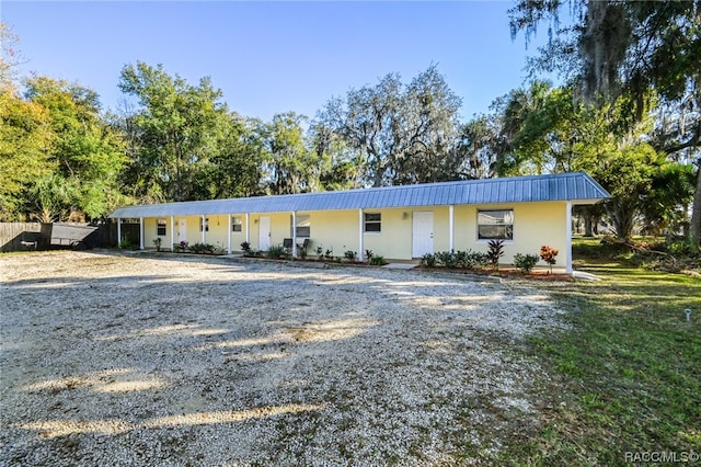 view of ranch-style home