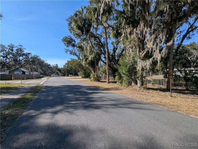 view of road