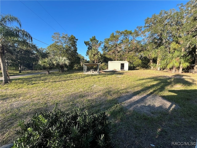 view of yard