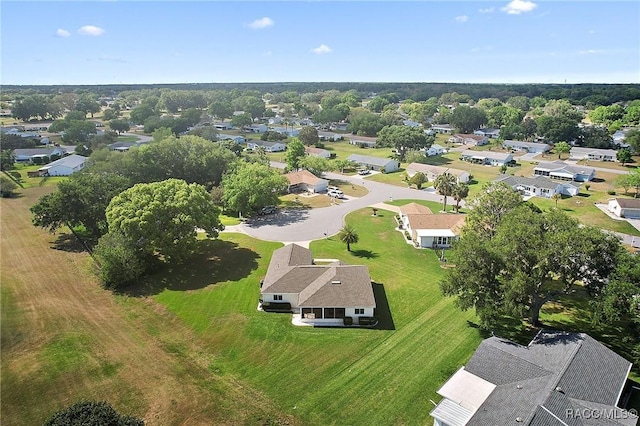 drone / aerial view featuring a residential view