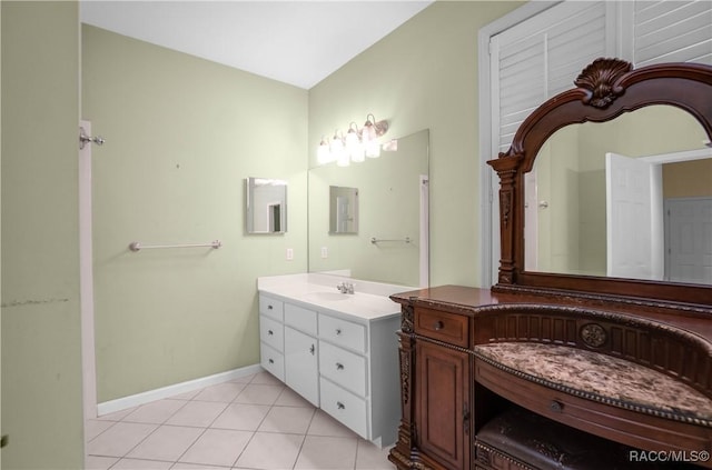 9093 E Pinehurst Ct, Inverness, FL 34450 - full bathroom with tile patterned floors and vanity