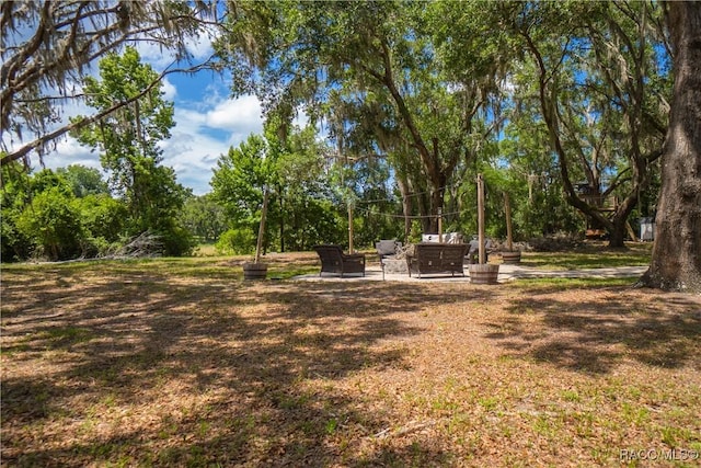 9093 E Pinehurst Ct, Inverness, FL 34450 - view of yard featuring a patio area