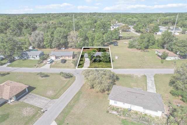 813 Constitution Blvd, Inverness, FL 34453 - aerial view with a residential view