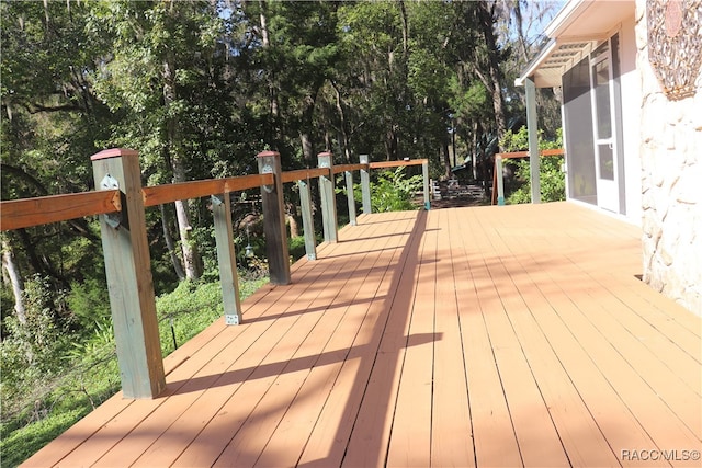 view of deck