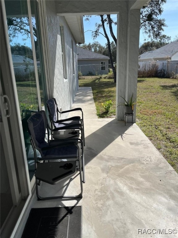 view of patio