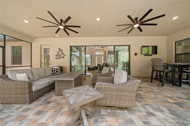 view of patio / terrace with outdoor lounge area