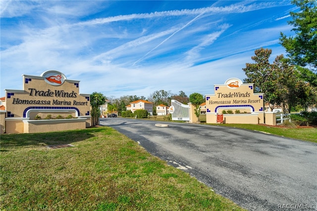 view of road