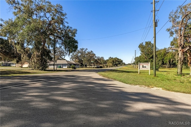 view of road