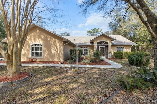 view of ranch-style home