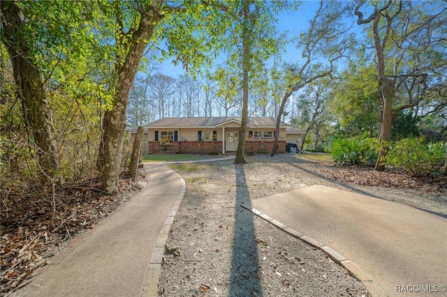 view of ranch-style home