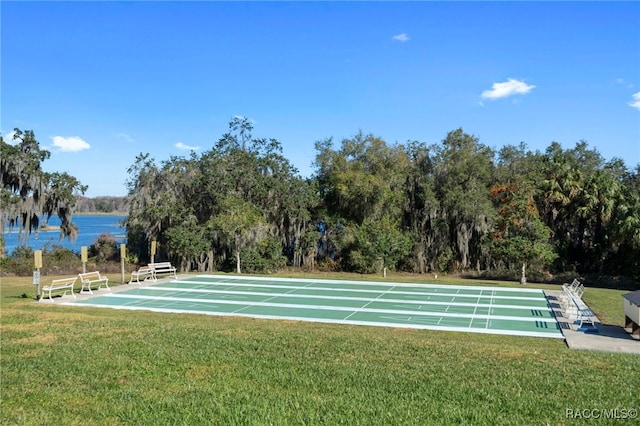 4614 N Webster Island Ter, Hernando, FL 34442 - view of property's community with a yard and shuffleboard