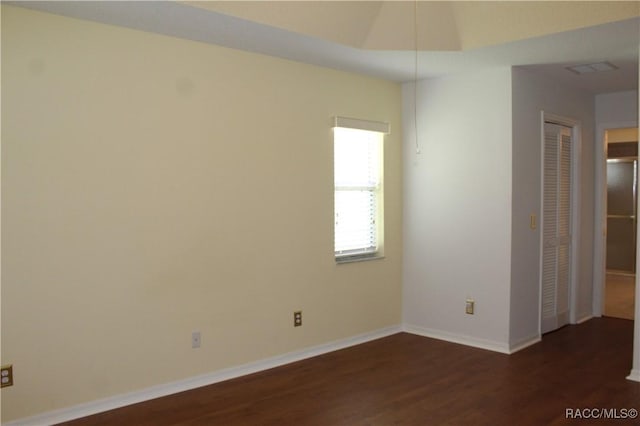 4614 N Webster Island Ter, Hernando, FL 34442 - spare room with wood finished floors