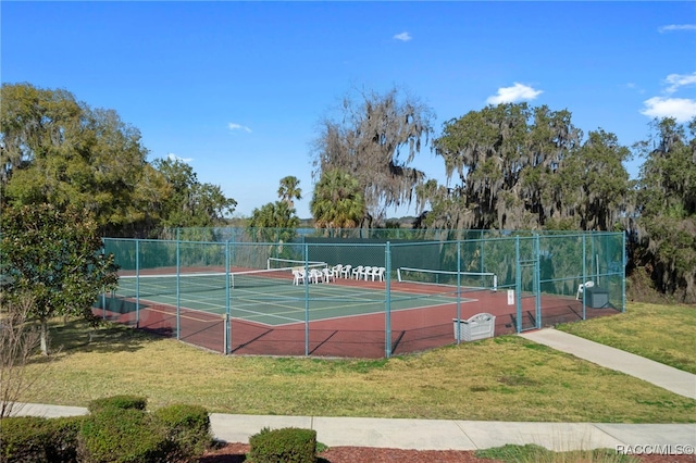 4614 N Webster Island Ter, Hernando, FL 34442 - view of tennis court