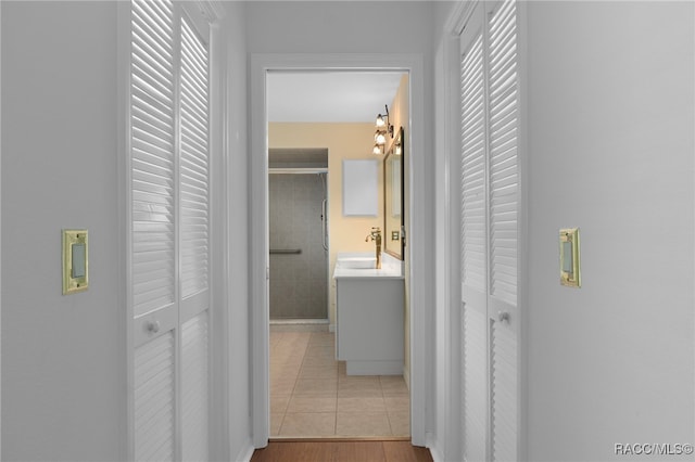 4614 N Webster Island Ter, Hernando, FL 34442 - hall featuring healthy amount of natural light and tile patterned floors