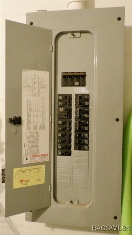 utilities with electric panel