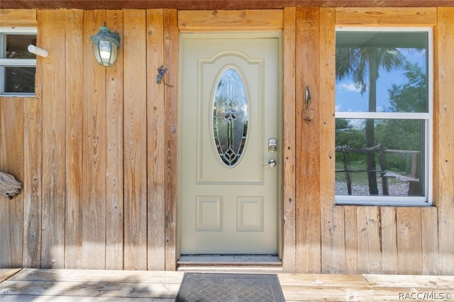 view of property entrance