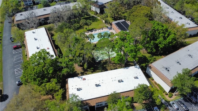 2400 Forest Dr Unit 103, Inverness, FL 34453 - bird's eye view of a pool area