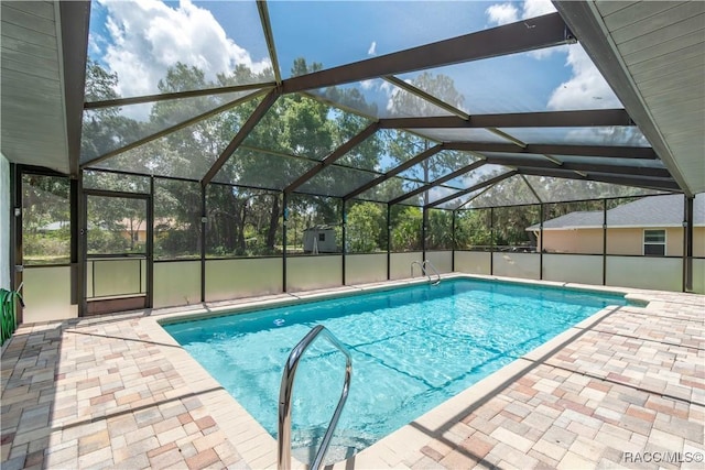 3231 S Eagle Pt, Inverness, FL 34450 - outdoor pool featuring a patio and a lanai