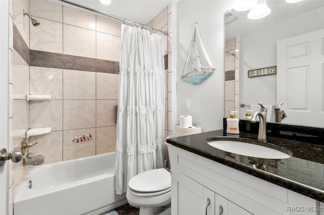 5317 W Tortuga Loop, Lecanto, FL 34461 - full bathroom featuring vanity and shower / bathtub combination with curtain