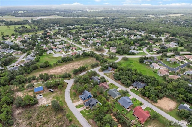 5317 W Tortuga Loop, Lecanto, FL 34461 - aerial view of property's location with nearby suburban area