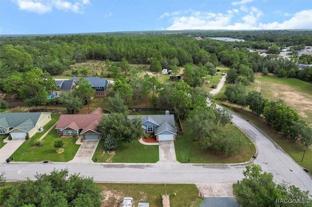 5317 W Tortuga Loop, Lecanto, FL 34461 - aerial perspective of suburban area with a forest