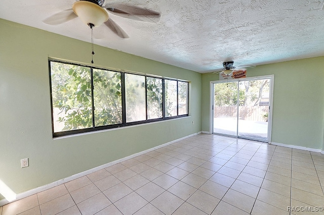 view of tiled empty room