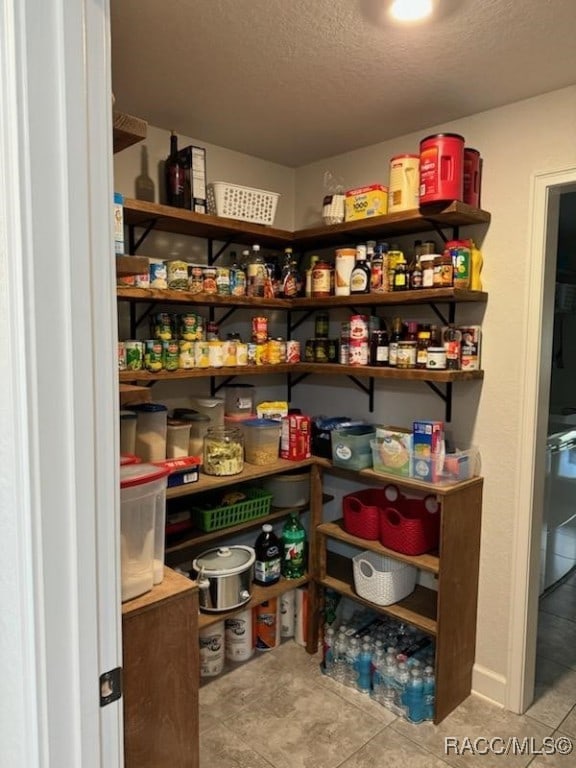 view of pantry