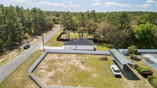 1413 W America Pl, Citrus Springs, FL 34434 - birds eye view of property