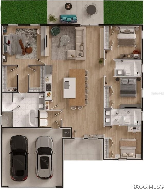 1413 W America Pl, Citrus Springs, FL 34434 - view of layout