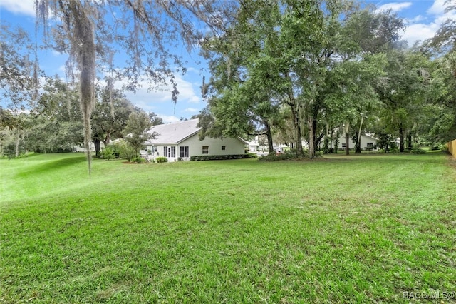 view of yard