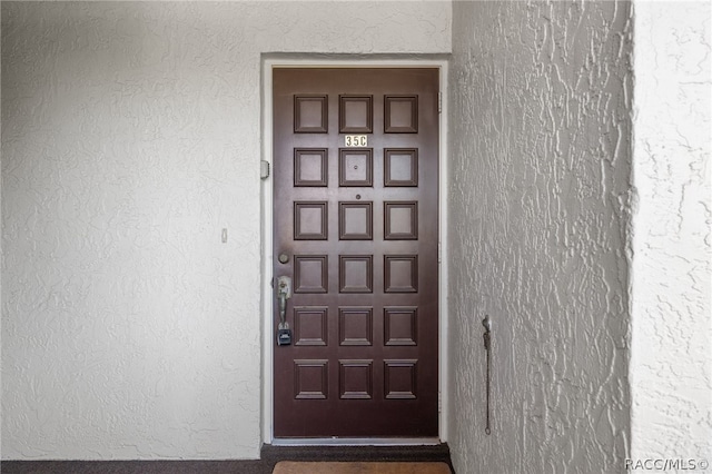 view of property entrance