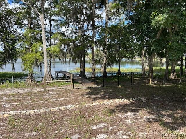 5870 N Briarclifrf Ter, Hernando, FL 34442 - view of yard featuring a water view