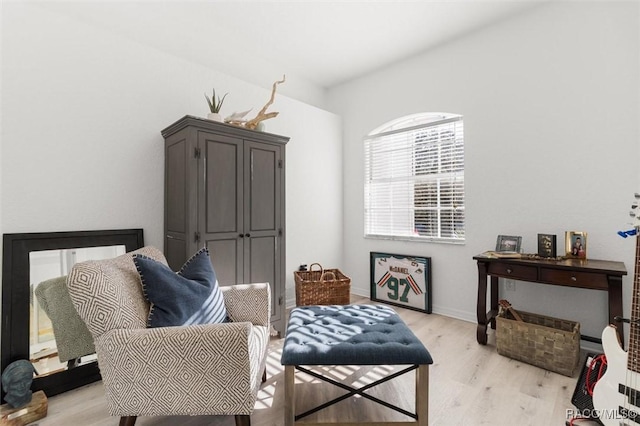 12 Colubrina Ct, Homosassa, FL 34446 - sitting room featuring light wood-type flooring and baseboards