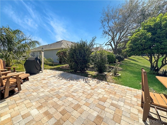 view of patio / terrace with grilling area