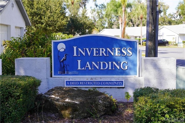 1309 Longboat Pt, Inverness, FL 34450 - view of community sign