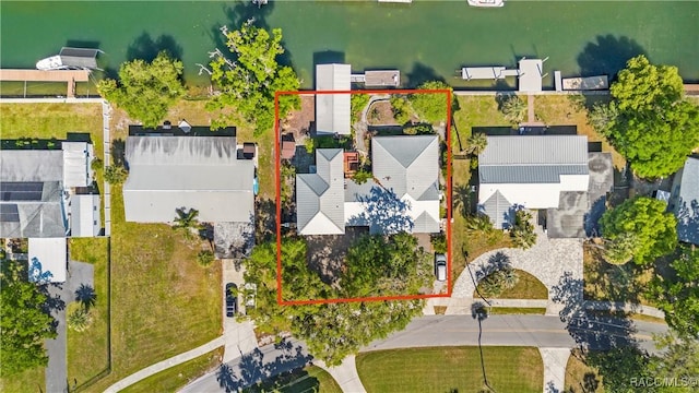 1203 SE Kings Bay Dr, Crystal River, FL 34429 - drone / aerial view featuring a residential view