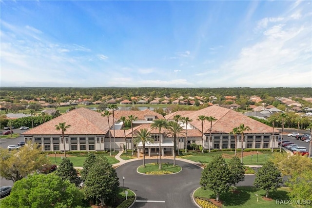 drone / aerial view featuring a residential view