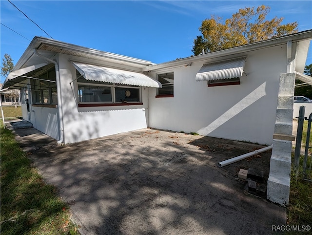 view of property exterior