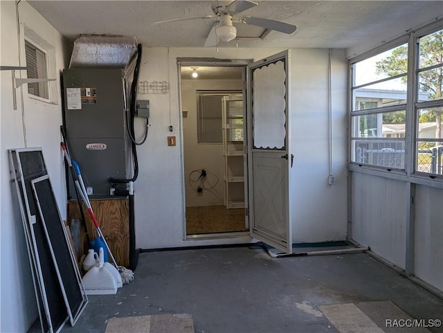 2 Plaza St, Beverly Hills, FL 34465 - interior space featuring a ceiling fan and heating unit