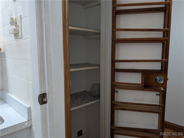 view of closet