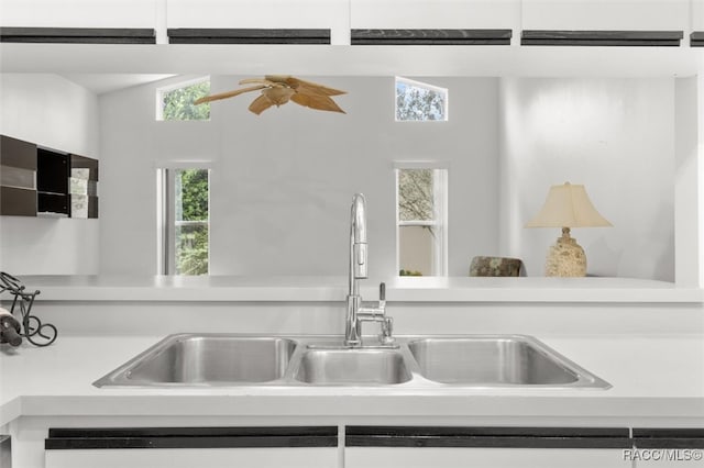 interior details with sink