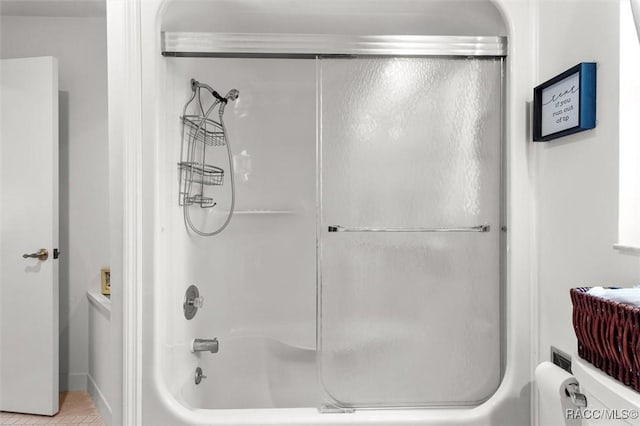 6150 N Whispering Oak Loop, Beverly Hills, FL 34465 - full bath featuring  shower combination and tile patterned flooring