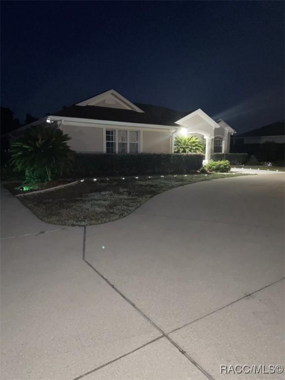 259 N Cherry Pop Dr, Inverness, FL 34453 - view of single story home