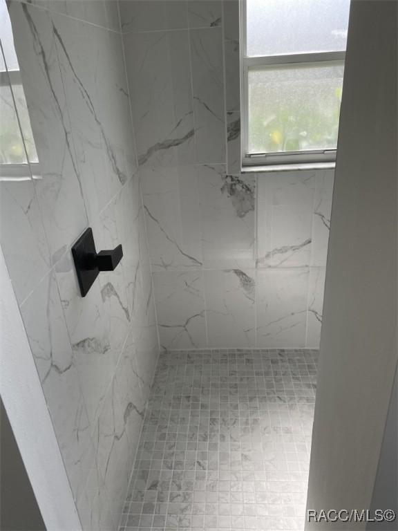 259 N Cherry Pop Dr, Inverness, FL 34453 - full bathroom with a marble finish shower