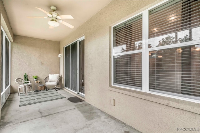 2459 N Brentwood Cir, Lecanto, FL 34461 - sunroom / solarium featuring ceiling fan