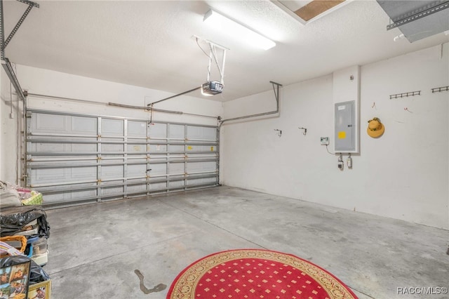 2459 N Brentwood Cir, Lecanto, FL 34461 - garage with electric panel and a garage door opener