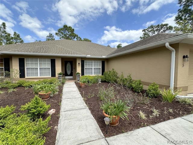 view of front of home