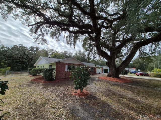 view of side of property