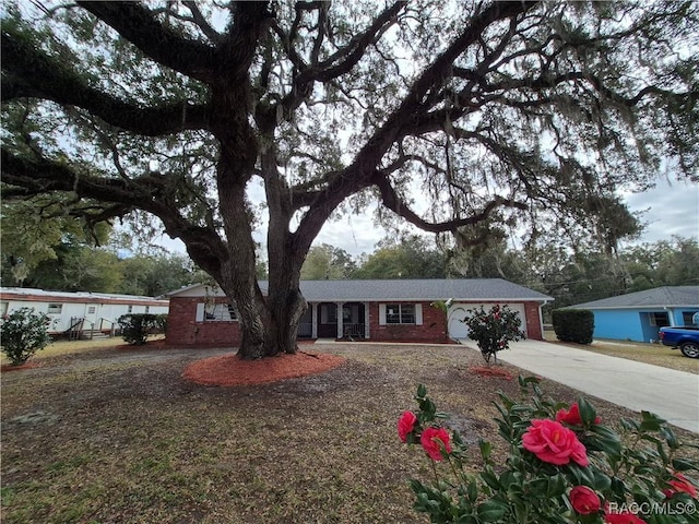 view of ranch-style house