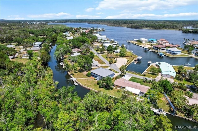 2168 N Watersedge Dr, Crystal River, FL 34429 - aerial perspective of suburban area with a nearby body of water
